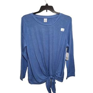 Time and Tru Women’s Size XL Maternity Casual Top T-Shirt with Front Tie Accent